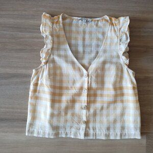 Madewell crop top tank top sz 00 (fits women  XS or S)